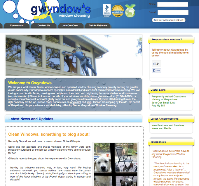 Customer Gwyndows Cleaning